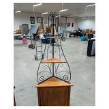 CORNER SHELF WITH DOOR - 22X12X70