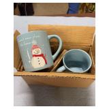 TWO "THERES SNOW PLACE LIKE HOME" COFFEE CUPS