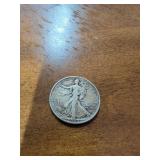 1942 WALKING LIBERTY SILVER HALF DOLLAR