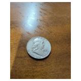 1963 FRANKLIN SILVER HALF DOLLAR