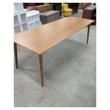 LARGE SOLID WOOD DINING TABLE - 94X36X30