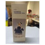 NIB PORCELAIN VICTORIAN DOLL