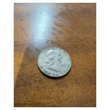 1961 FRANKLIN SILVER HALF DOLLAR