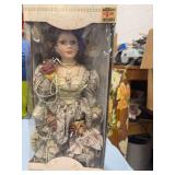 NIB 16 INCH PORCELAIN DOLL