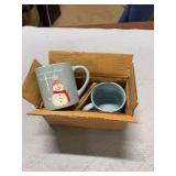 TWO "THERES SNOW PLACE LIKE HOME" COFFEE CUPS