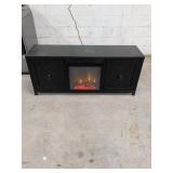 ELECTRIC FIREPLACE TV STAND WITH HEATER 58X16X24