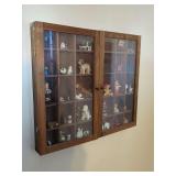 Display Cabinet with Figurines