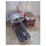 Wood Cabinet with Electronic Components