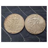 2017 & 2018 American Eagle Silver Dollars