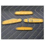 Collection of Pocket Knives Including Bicentennial and Kentucky Wildcats