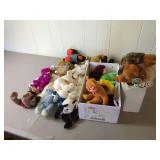 Selection of Ty Beanie Babies and Snow Globe