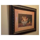 Framed Still Life Print of Fruit
