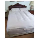 Full-Size Bed Frame with Headboard