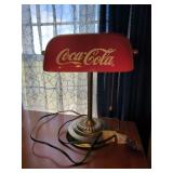 Coca-Cola Shade Lamp with Pull Chain