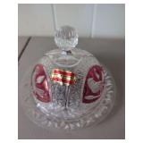 Elisabethhutte Lead Crystal Covered Dish