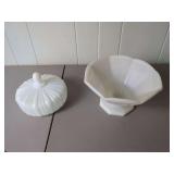 Milk Glass Dish