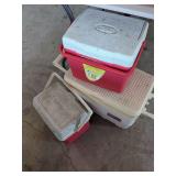 Lot of Three Portable Ice Chests
