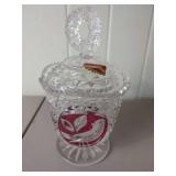 Echt Bleikristall Lead Crystal Covered Dish