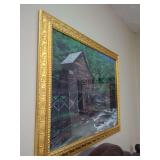 Glade Creek Grist Mill Framed Print