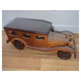 Handcrafted Wooden Replica of 1920s Sedan