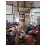 Totes, Water Jug, and Home Decor