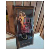 Snap-on Tools Wall Clock with Calendar Girl Graphic