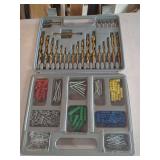 Drill Bit and Anchor Assortment in Carrying Case