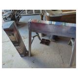 Pair of EBCO St. Louis Metal Saw Horses