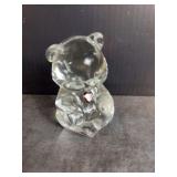 Fenton Glass Bear “January Birthstone”