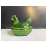 Small Vintage Hen on Nest