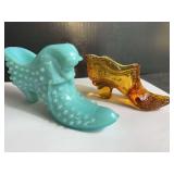Mosser and Fenton Glass Slippers