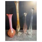 Art Glass Bud Vases
