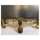 Vintage Mini Lanterns and Fruit Bowl