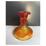 Vintage Amberina Candle holder