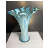 Art Glass Flared Vase