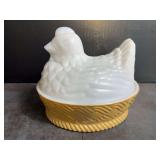 Vintage Avon Hen on Nest