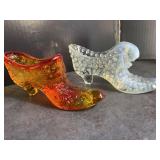 Vintage Art Glass Slippers - 2
