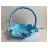 Fenton Slag Ruffled Vase