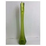 Viking Glass Epic Drape Green Swung Vase