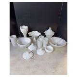 Vintage White MilkGlass