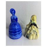 Southern Belle Slag Glass Dolls