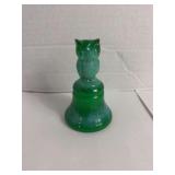 Boyd’s Glass Green Owl Bell
