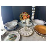 Vintage Serving Bowl and Dishes