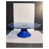 Cobalt Blue Cake Stand