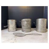 Vintage Flour Sifters