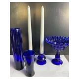 Cobalt Blue Glassware