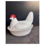 Westmoreland Glass Vintage Hen on Nest