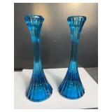 MCM Cobalt Blue Candleholders