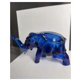 Cobalt Blue Elephant Candy Contanier