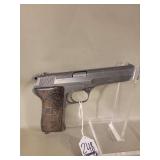 Czechoslovakian CZ-52 Pistol In 7.62 X 25MM Tokarev Caliber,